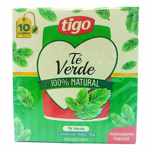 Manzanilla 100% Natural Tigo 10 Sobres 15 gr